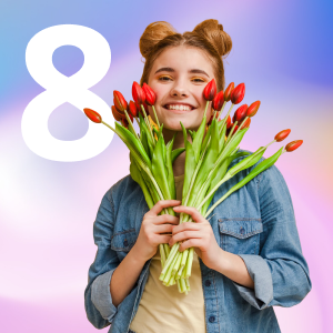 С чудесным весенним праздником — Международным женским днем!